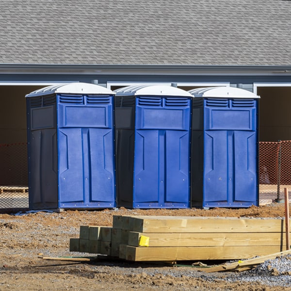 what is the cost difference between standard and deluxe portable toilet rentals in Milford Ohio